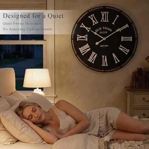 24 Inch Vintage London Style Wall Clock