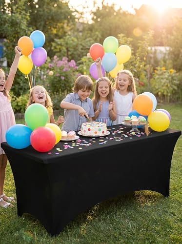 Spandex Table Cloth 4 Pack [6FT