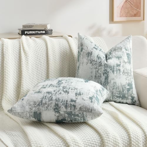 Pack of 2 Faux Cashmere Throw Pillow Covers 22x22 Inch (2 Count)