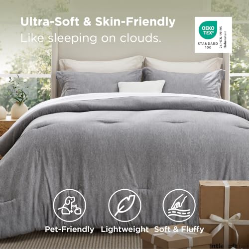 Grey Full Size Comforter Set