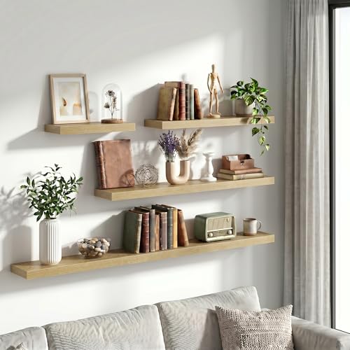 40 Inch Floating Shelves Wall Mounted for Display (2 Count)