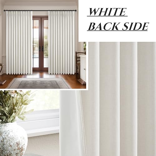 Birch 70 Inches Extra Wide 92 Inch Long Blackout Curtains 2 Panels Set