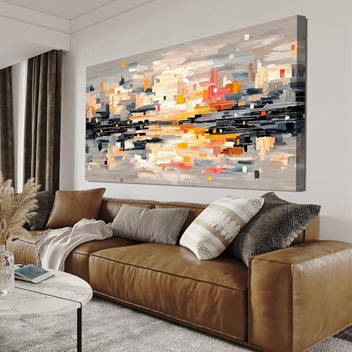 Canvas Wall Art Decor Abstract Wall Art for Living Room Abstract Canvas Art Wall Decor Modern Colorful Wall Art Prints Wall Art Pictures Artwork for Walls Bedroom Office Home Decor Aesthetic 20"X40"
