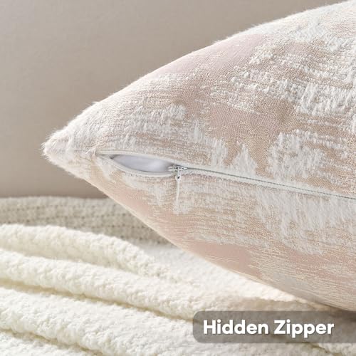 Pack of 2 Faux Cashmere Throw Pillow Covers 20x20 Inch (2 Count)