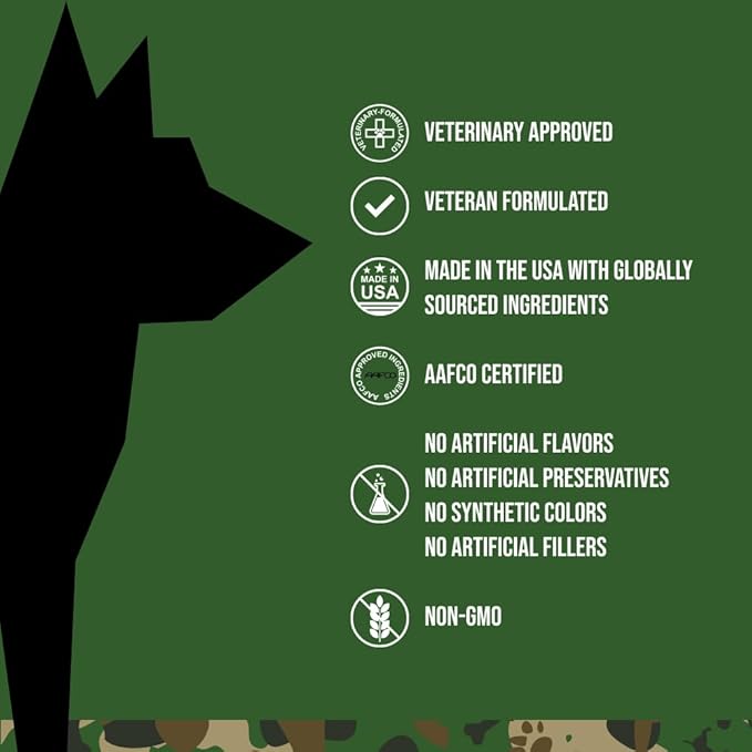 Operation Good Boy Calming Chews for Dogs, Stress Relief Chews with Chamomile & Tryptophan for Relaxation – 90 Soft Treats, Natural Ingredients, Veteran Owned - Beef Flavored