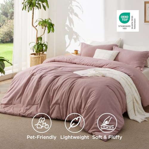 Dusty Pink Full Size Comforter Set