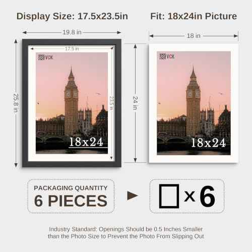 18x24 Poster Frame Set of 6 (6 Count)