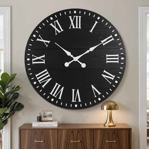 35.5" Large Wall Clock