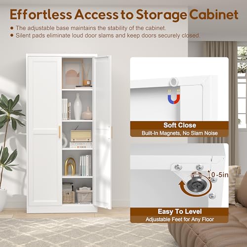 71" Kitchen Pantry Cabinet