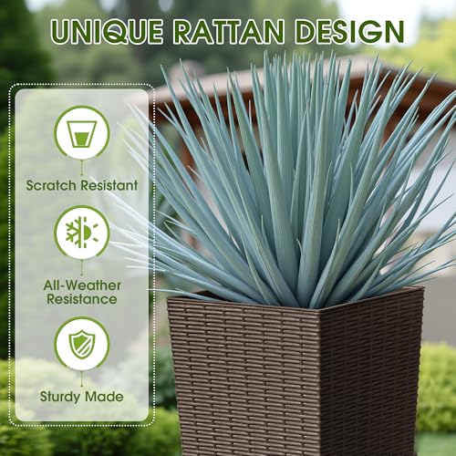 Resin 32'' Tall Planters