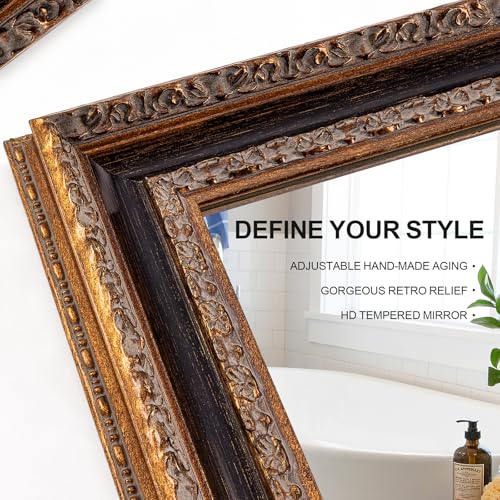 60.5" X 31" Vintage Full Length Bedroom Mirror