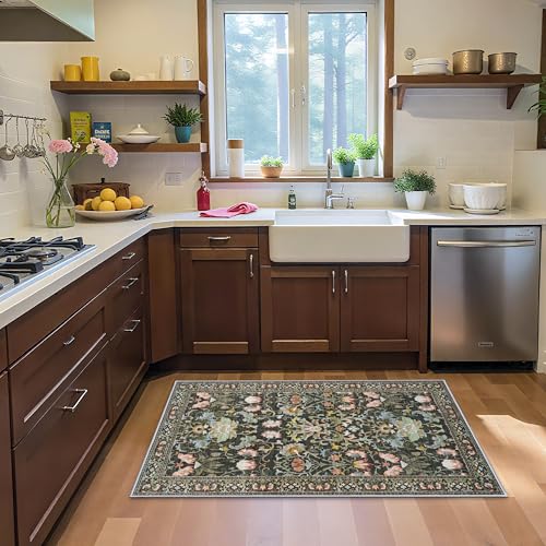 Washable 4x6 Bedroom Rug for Family (24 Sq Ft)