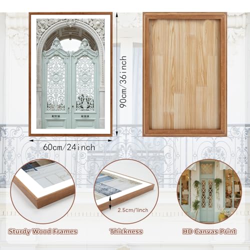 KAlRNE Europe Framed Prints Vintage Italian Large Wall Art (3 Count)