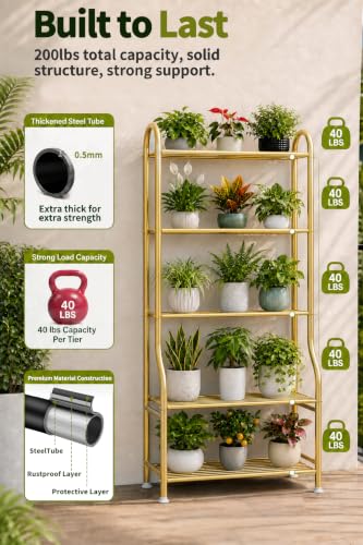 5 Tier Metal Plant Stand