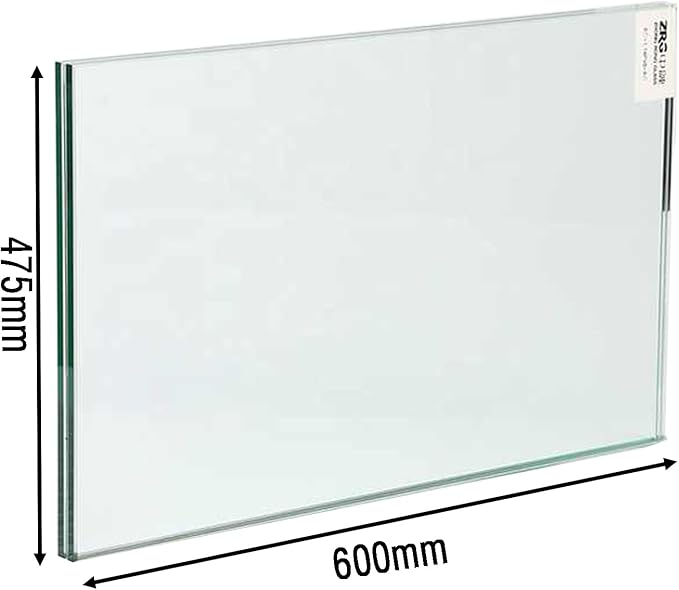 4x2x2FT Toxirium Terrarium Tempered Glass Replacement Doors - Secure Panels, Left & Right, 2-Pack - Durable for Reptile Enclosures
