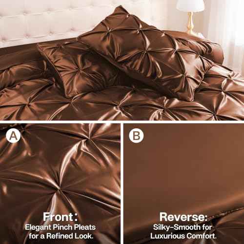 Satin Comforter Set Oversized Queen