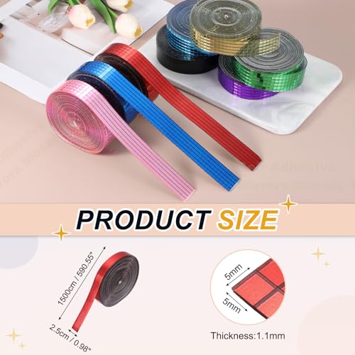 5x5mm Self Adhesive Mirrors Mosaic Tiles (15000 unidad)