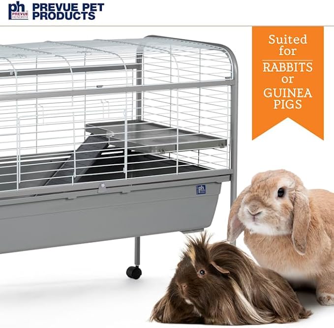 Jumbo Small Animal Home with Stand Gray