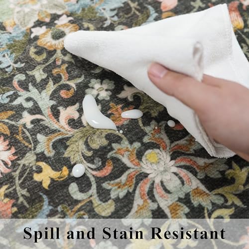 Washable 4x6 Bedroom Rug for Family (24 Sq Ft)