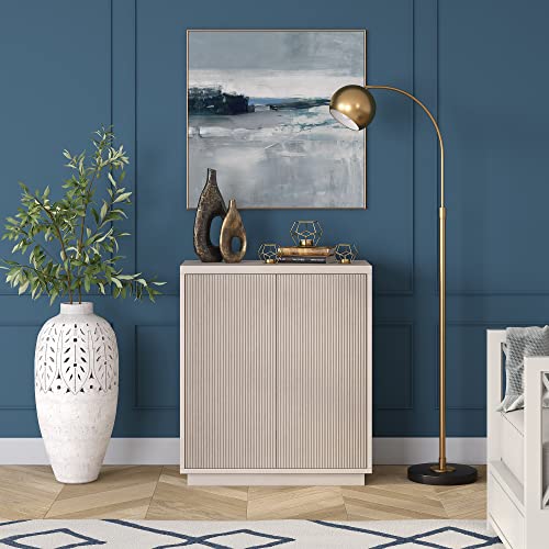28" Fluted Accent Cabinet