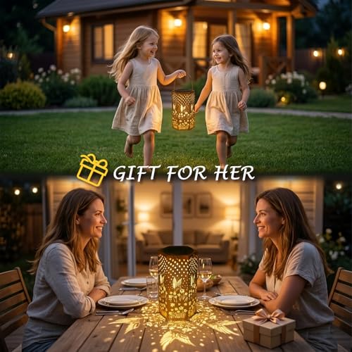 Hummingbird Solar Lantern Gifts for Women Mom Grandma