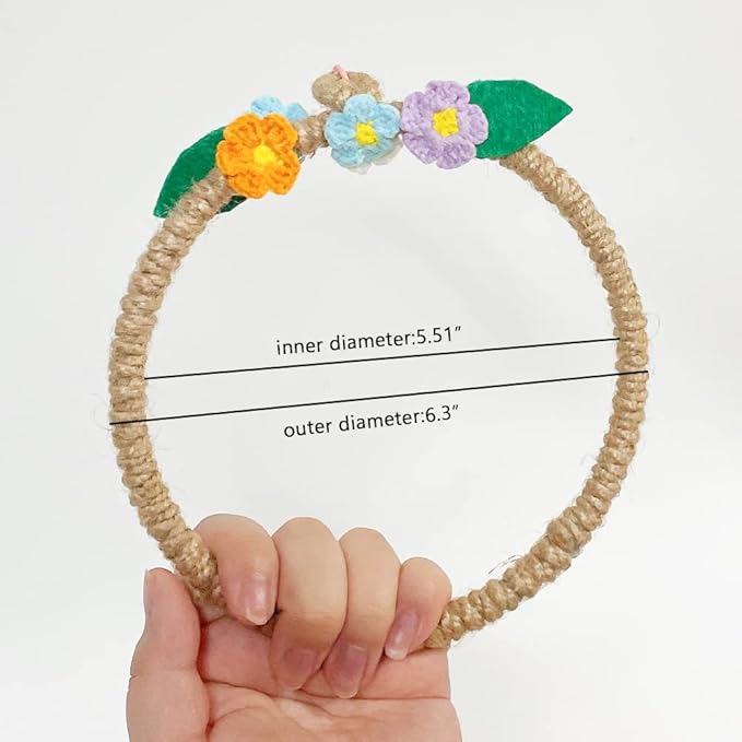La La Pet® Bird Rope Swing with Hanging Hook Bird Rope Perch Bird Swing Perch Bird Perch Stand Bird Cage Toy for Parrot Budgie Parakeet Cockatiel Cockatoo Conure Small
