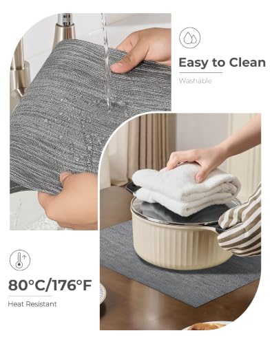 Grey Placemats (4 Count)