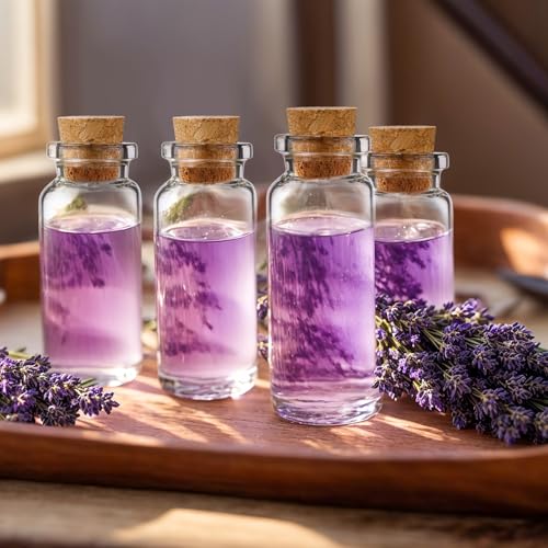 45 Pcs Spell Jar Mini Glass Potion Bottles Cork Stopper (98 Count)