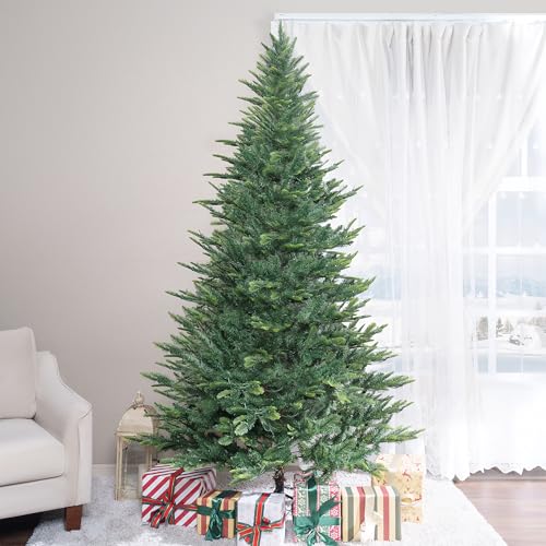 Lujan 9ft Prelit Aritificial Christmas Tree with 2106 Branch Tips