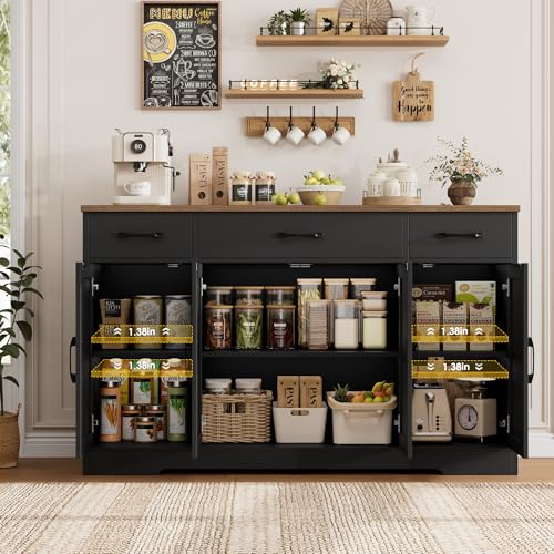 Kitchen Buffet Sideboard Storage Cabinet