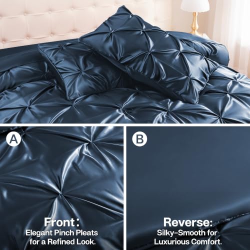 Satin King Size Comforter Set