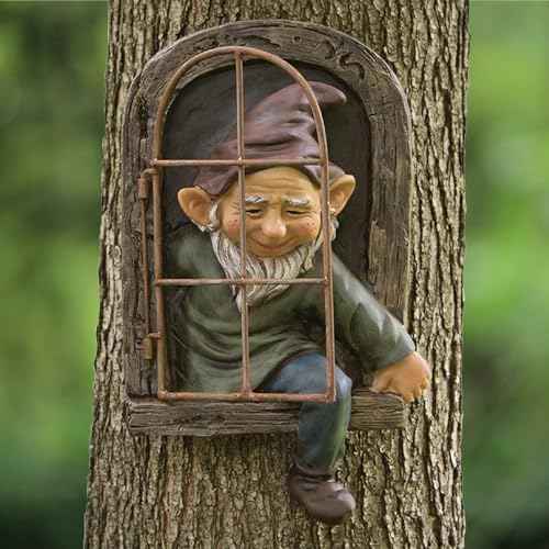 Gnome Big Tree Faces Garden Decor