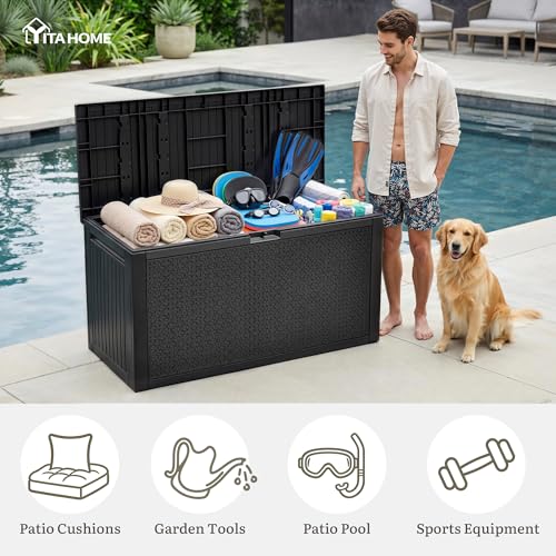 95 Gallon Outdoor Storage Deck Box
