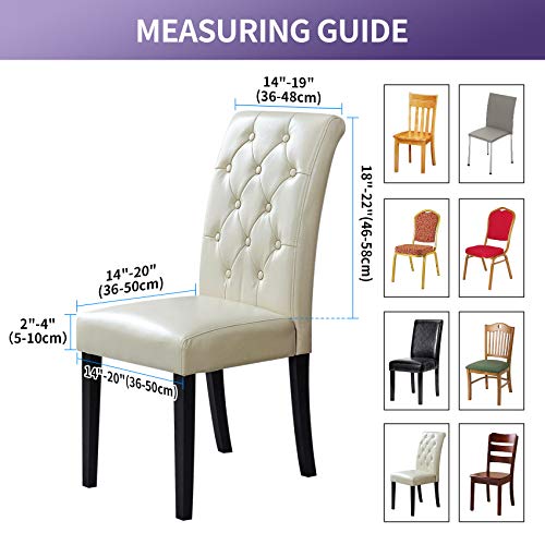 Chair Covers for Dining Room Set of 6