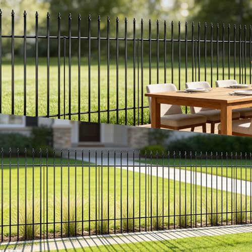 42" H x 12.5Ft Metal Garden Fence (36 Sq Ft)