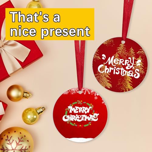 22 pcs 3.5 in Metal Sublimation Ornament Blanks (22 Count)