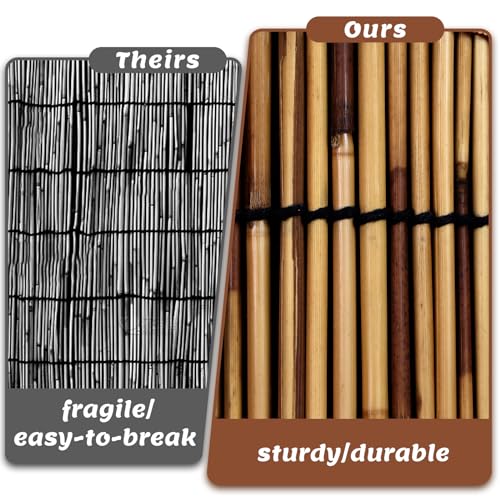 1 Pack Natural Reed Fence (65.6 Sq Ft)