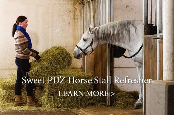 Horse Stall Refresher Granules, Stall Refresher Odor Eliminator, Barn Stall Deodorizer, 25 lbs