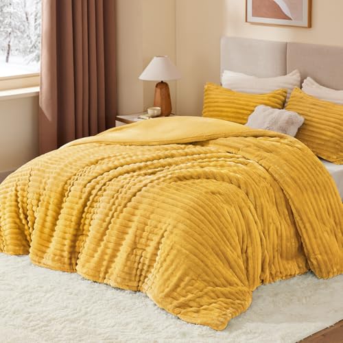 Fleece California King Comforter Set