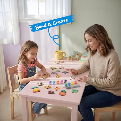 12 Wooden Magnet Painting Kit (12 Count)