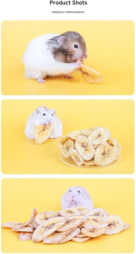 Hamster Banana Chips - Tasty, Natural & Nutritious for Small Pets