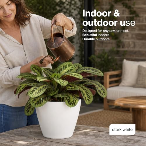 8" Vogue Planter in Stark White