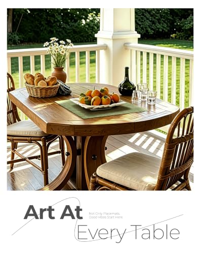 Bean Green Woven Placemats Set of 8 (8 Count)