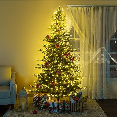 Lujan 9ft Prelit Aritificial Christmas Tree with 2106 Branch Tips