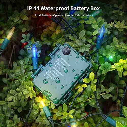 4 Pack 50LED Outdoor Christmas Lights (4 Count)
