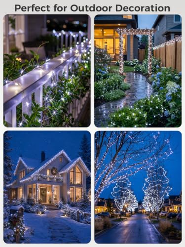 200FT 600LEDs Fairy Lights Solar Powered