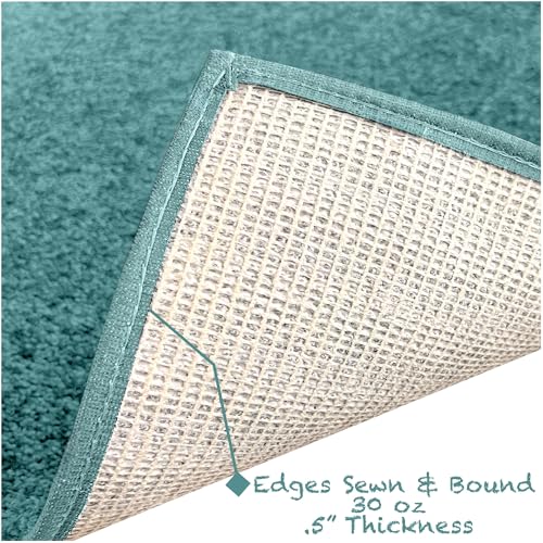 Soft & Colorful 5' x 5' Kids Classroom Area Rug (25 Sq Ft)