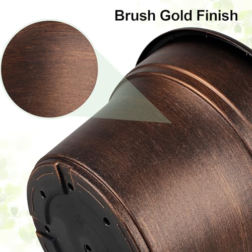 10 Inch Planters Plant Pots Indoor Outdoor (4 Count)