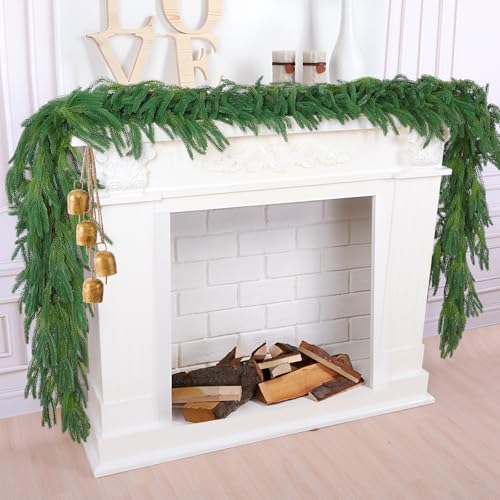 2 Pcs 6 Ft Artificial Norfolk Pine Garlands (2 Count)