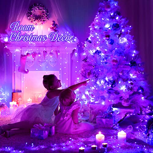 Connectable 91.5ft 250 LED Purple Halloween String Lights Indoor (91.5 Foot)